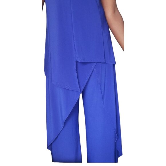 CT1681 Patchington Mandarin Sleeveless Tank & Wrap Pant - Picture 5 of 5